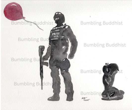 Occupation - 9 x 12" original watercolor artwork