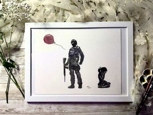 Occupation - 9 x 12" original watercolor artwork